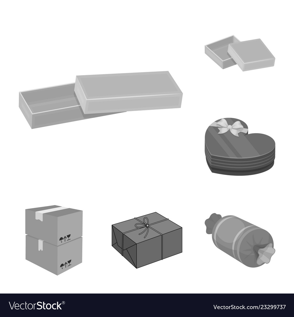 Isolated object of cardboard and delivery log