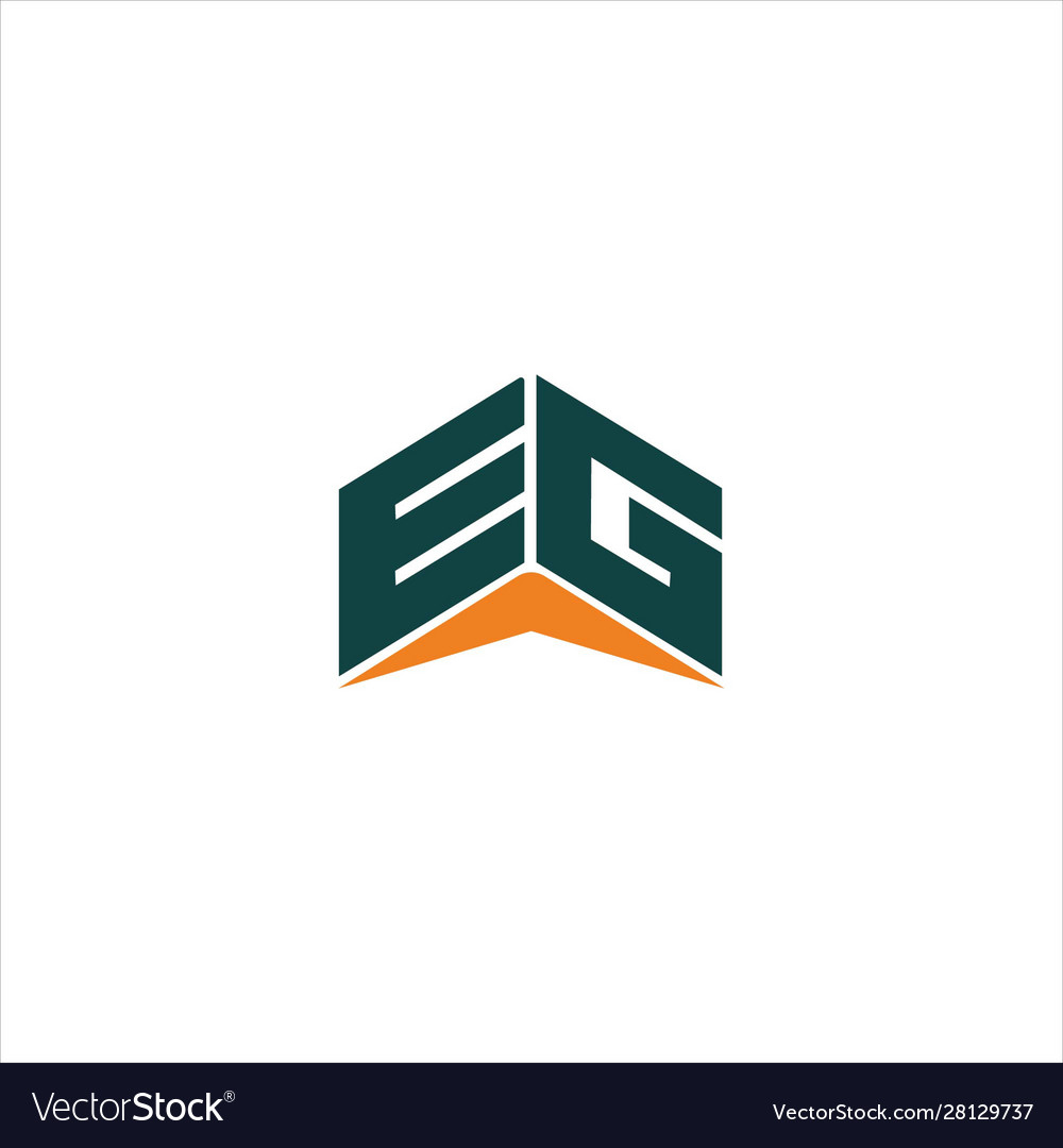 Letter eg or ge logo design