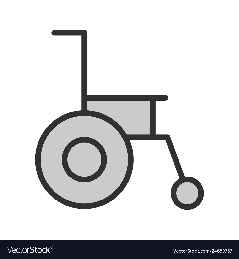 Wheel Chair Icon Royalty Free Vector Image - Vectorstock