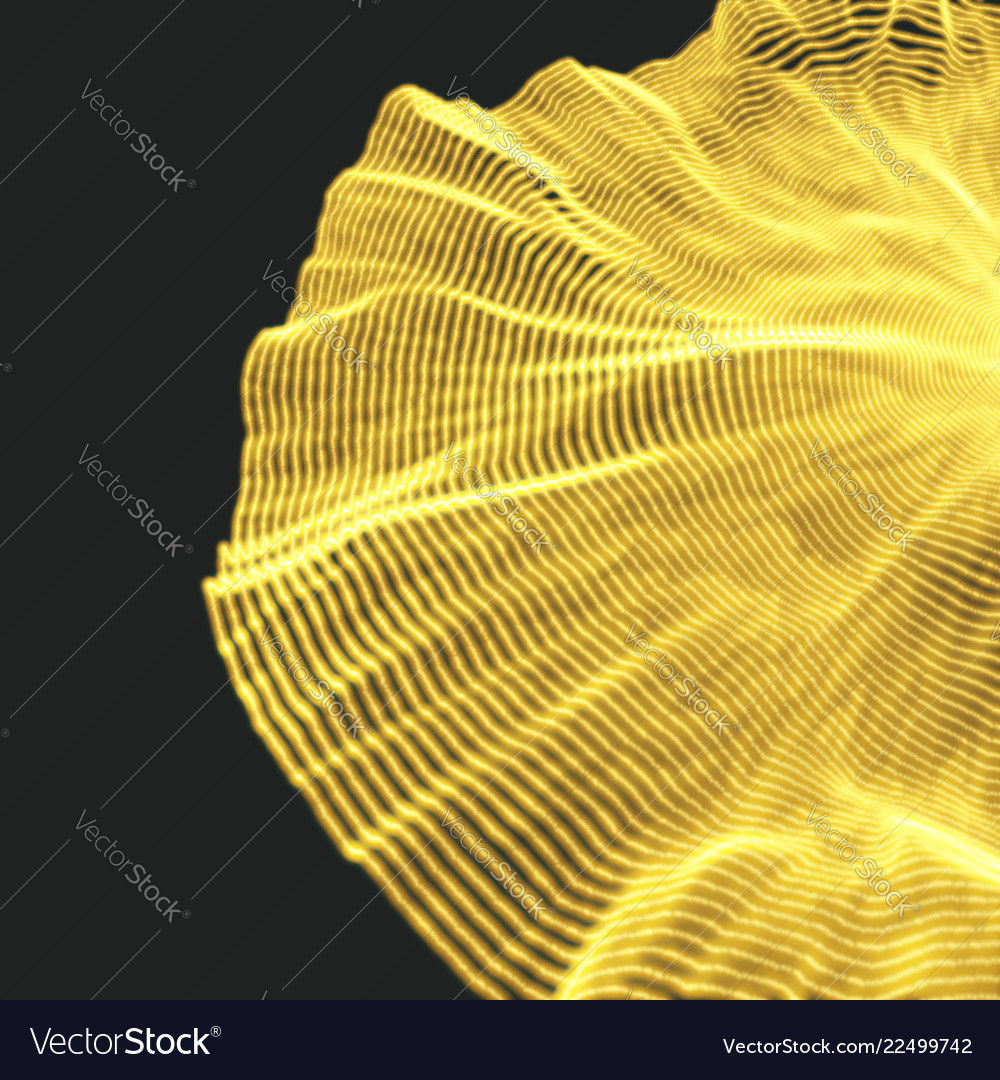 Golden Network Web Background