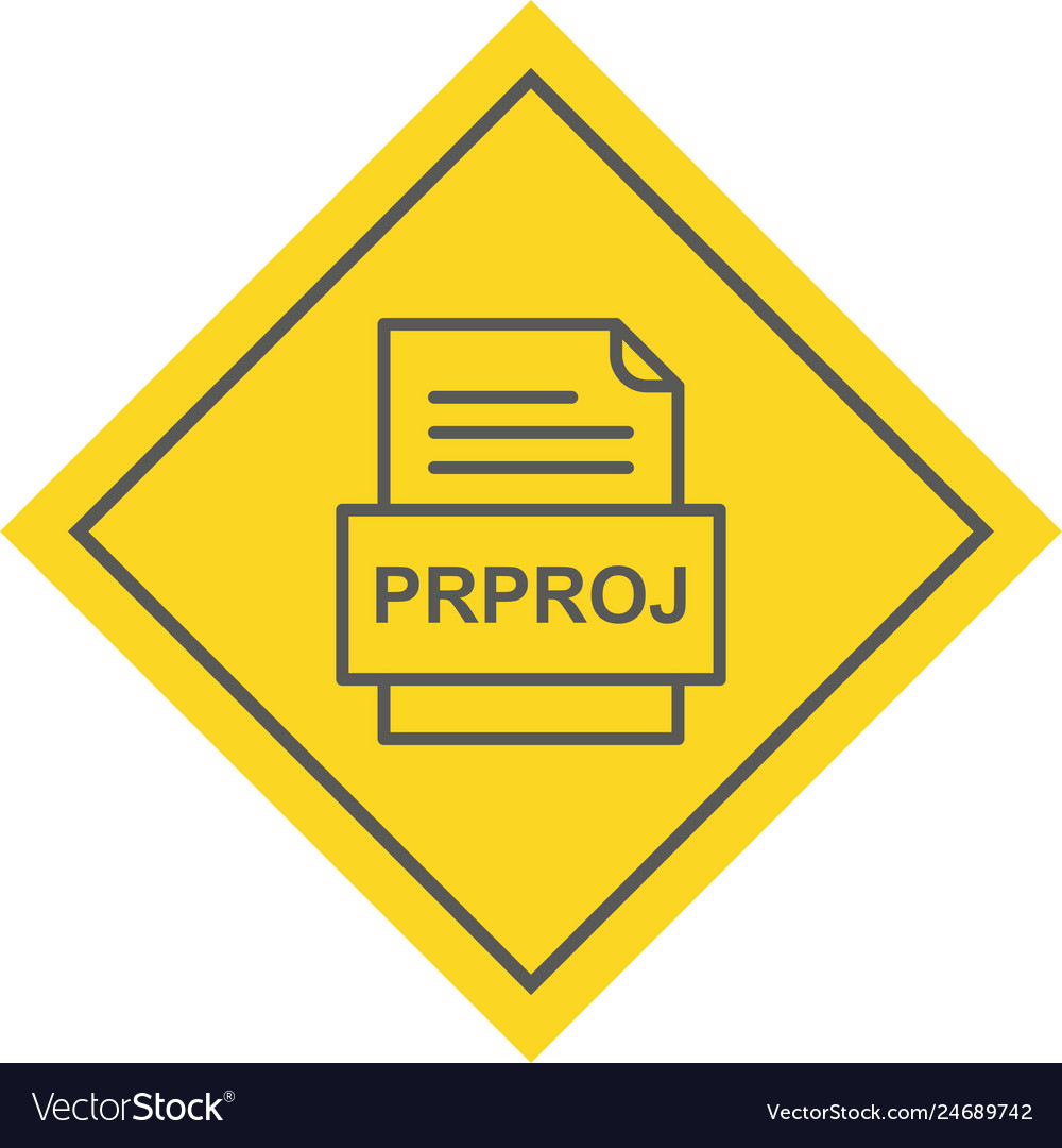 Prproj file document icon