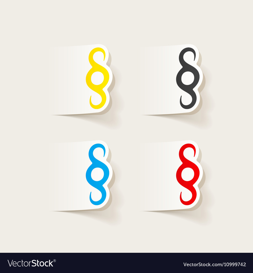 Realistic design element paragraph