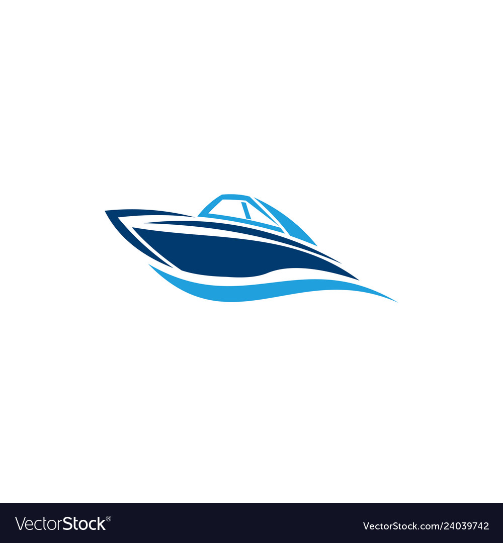 Sailing boat logo Royalty Free Vector Image - VectorStock