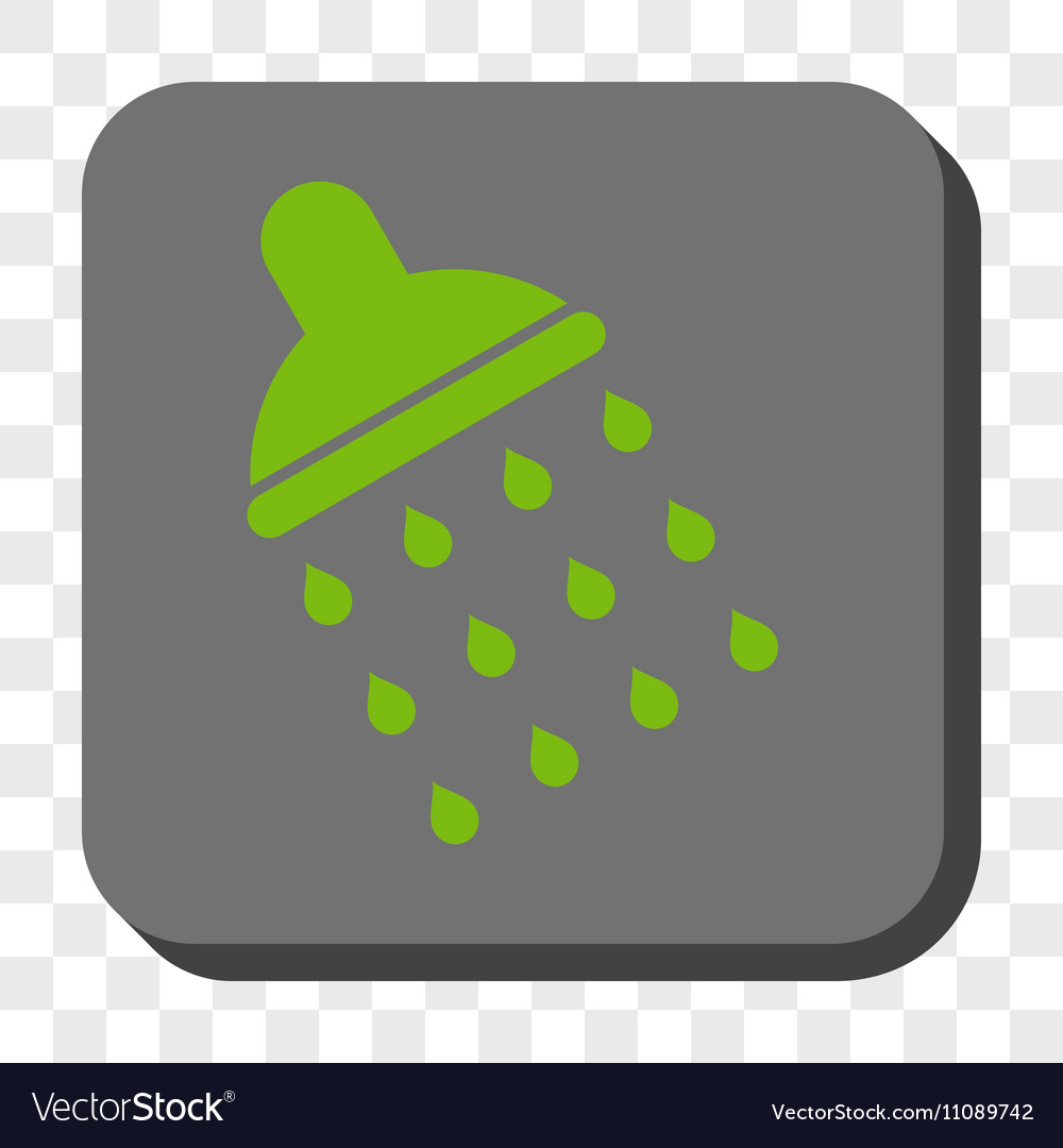 Shower rounded square button