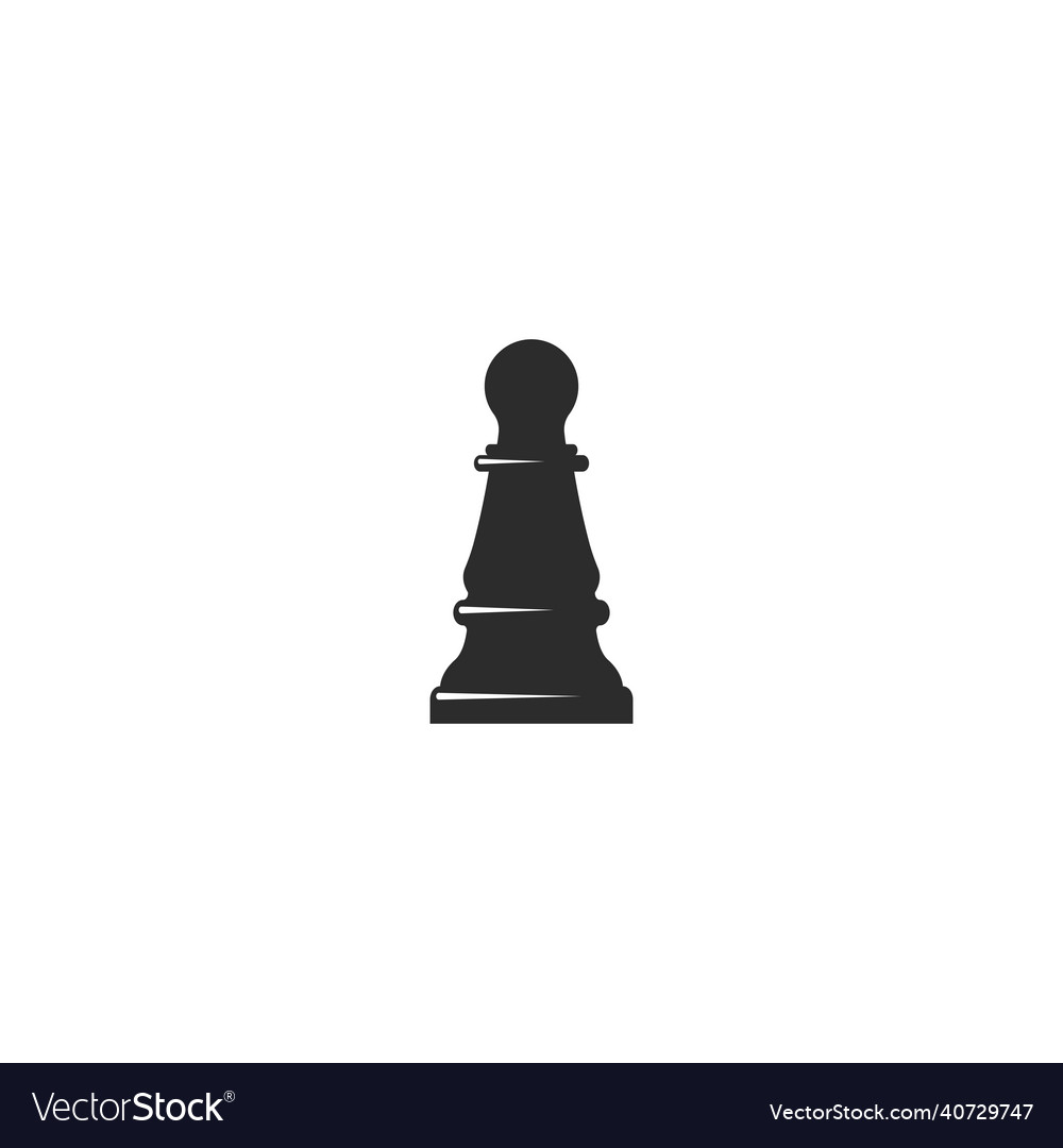Chess pawn icon design