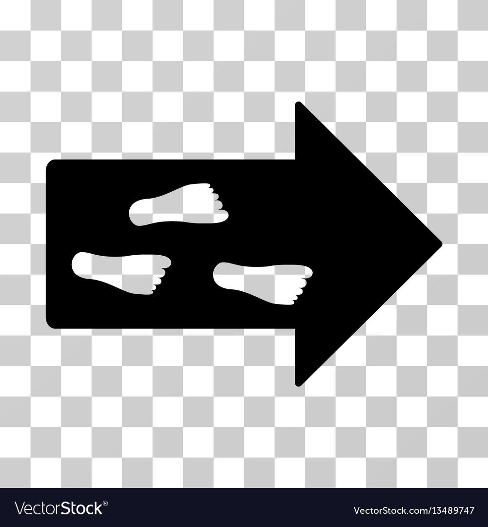 Exit direction icon Vector Image Exit direction icon