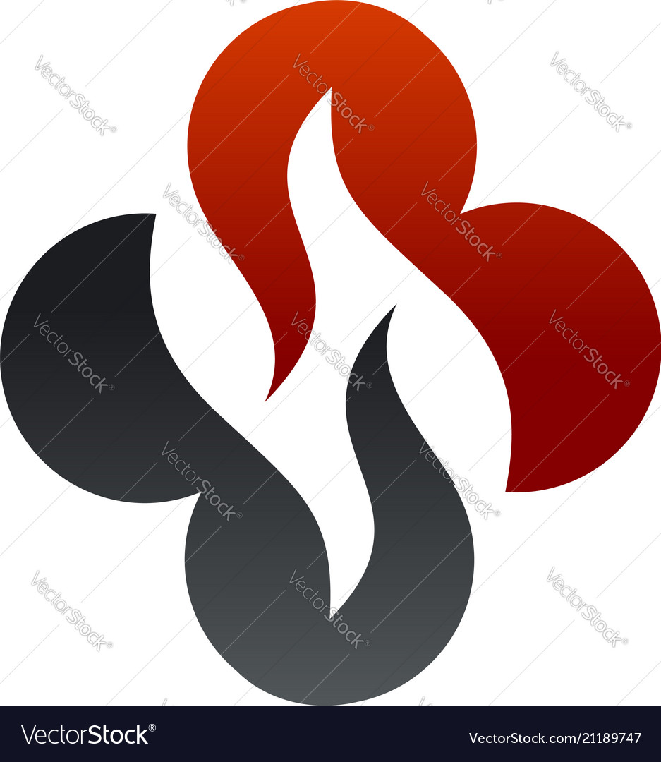 Letter H And B Logo Design Concept Template Vector Image