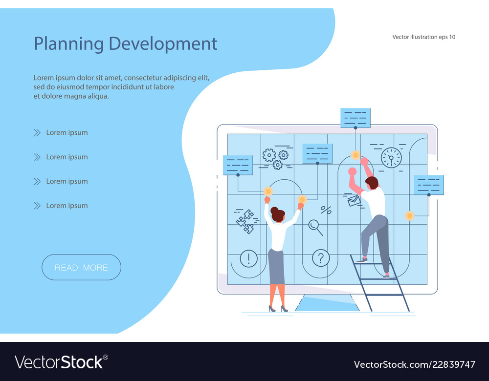 Planning development of ideas