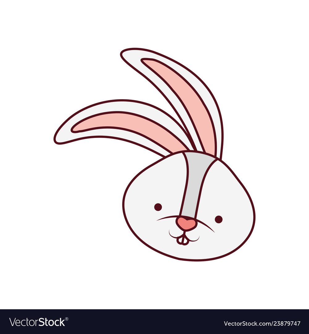 Rabbit head isolated icon