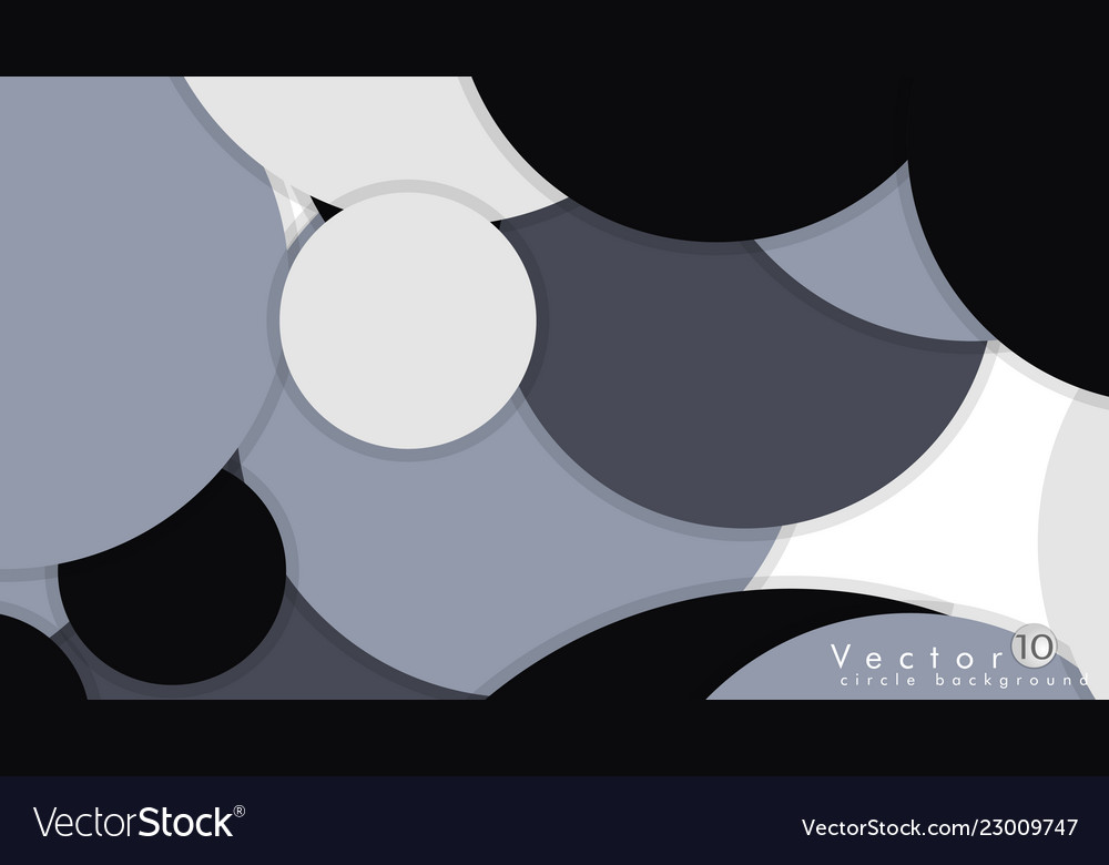Simple and colorful circles background design