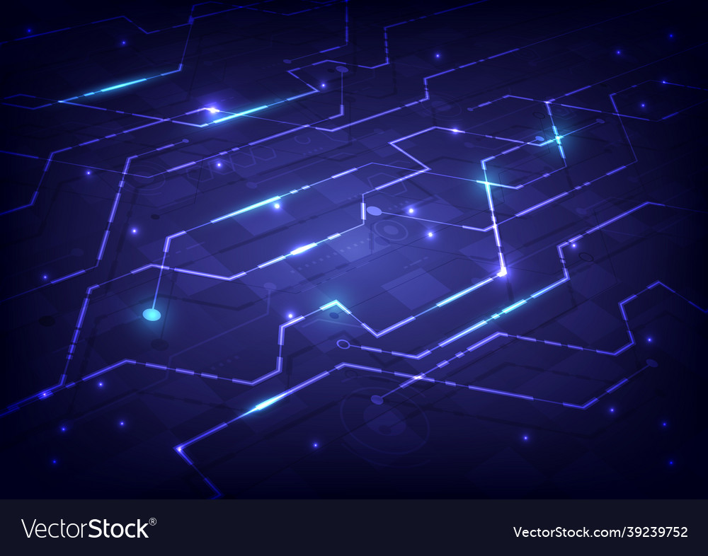 Abstract hi-tech background virtual reality