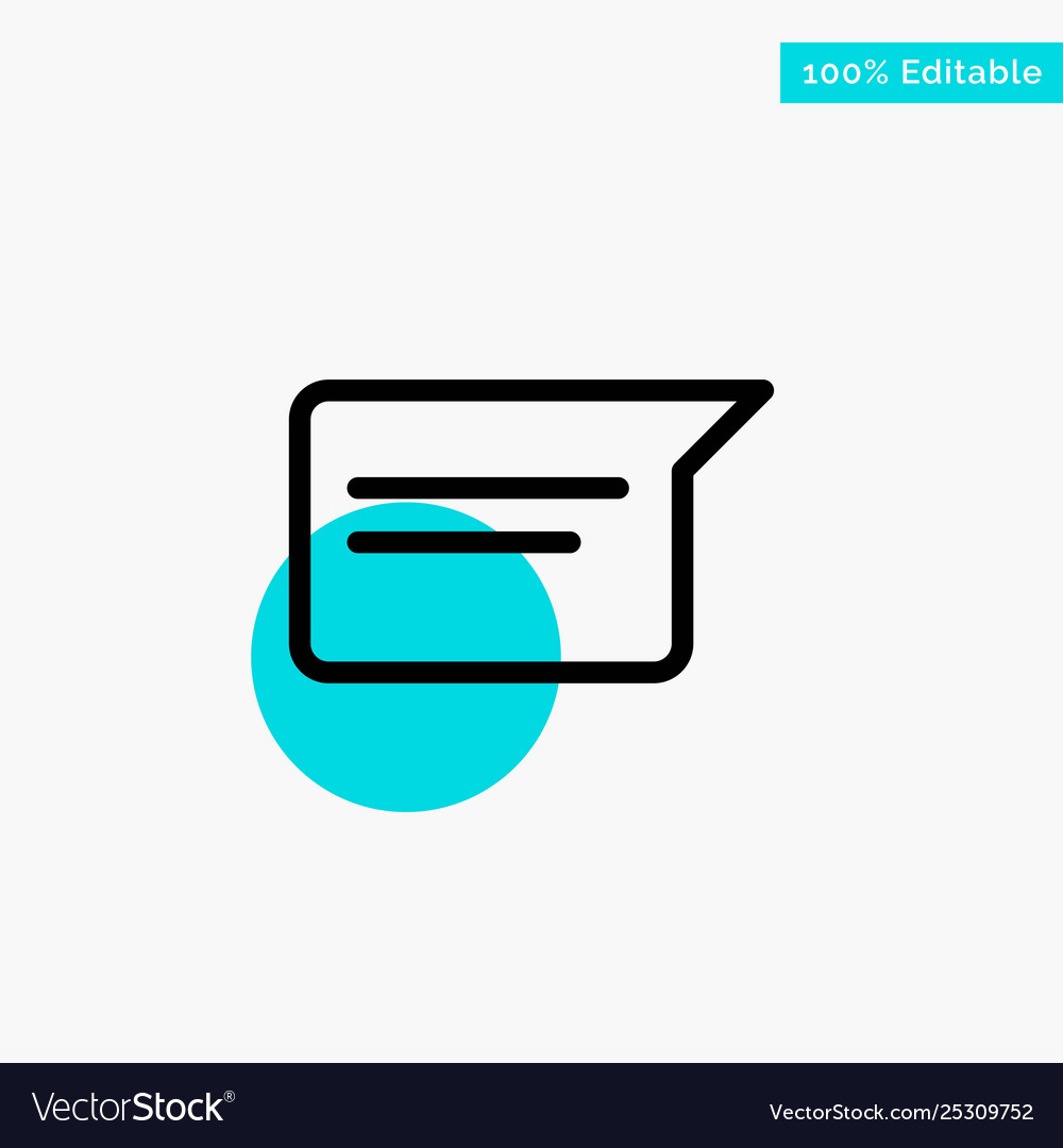 Chat basic chatting ui turquoise highlight circle