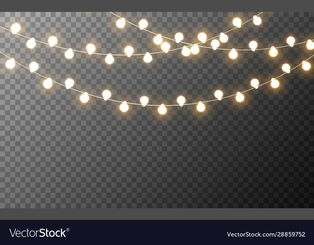 Weihnachtslichter Garland - Gelber Glow