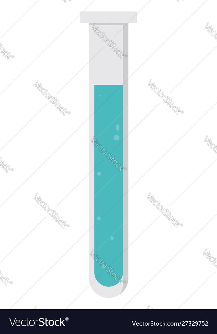 Flask on white background