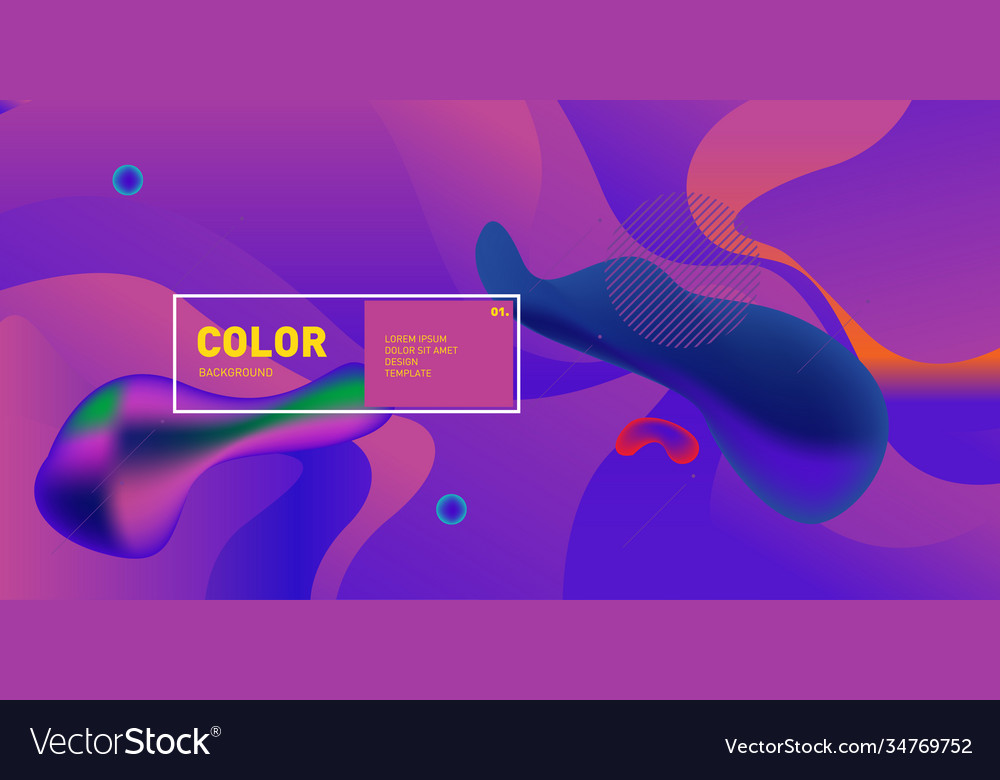 Liquid color background design fluid gradient