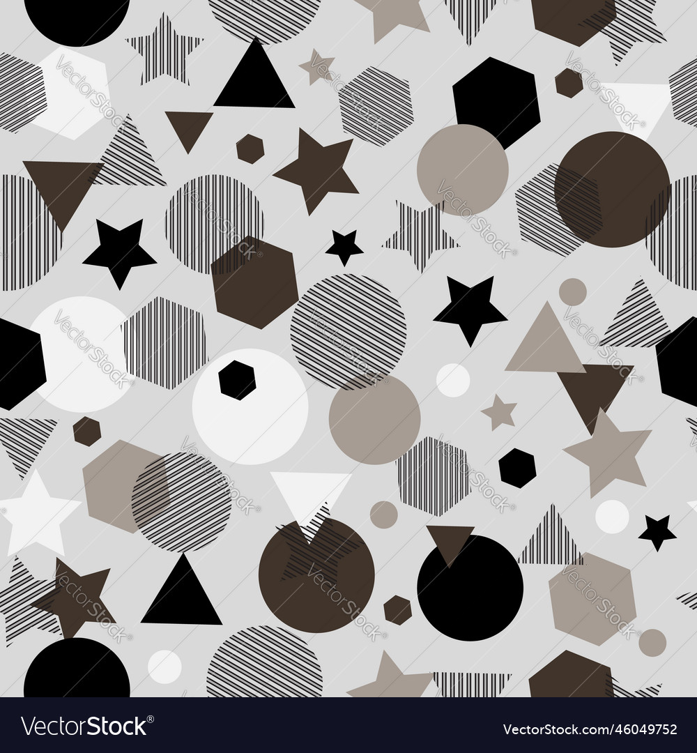 Minimalistic style geometric seamless pattern vector image Minimalistic style geometric seamless pattern