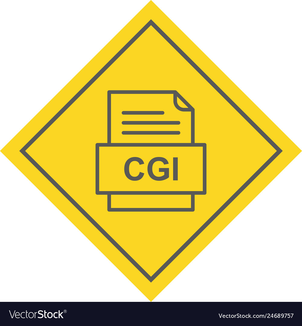Cgi file document icon
