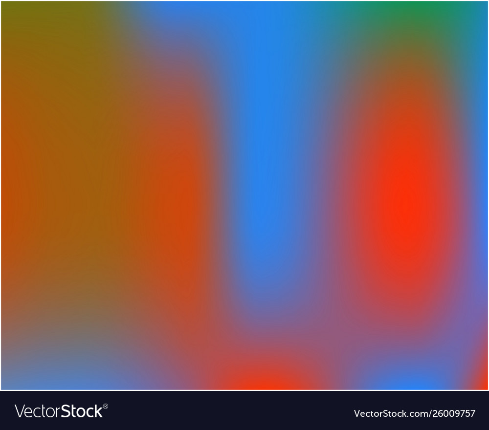 Gradient mesh painted in different colors