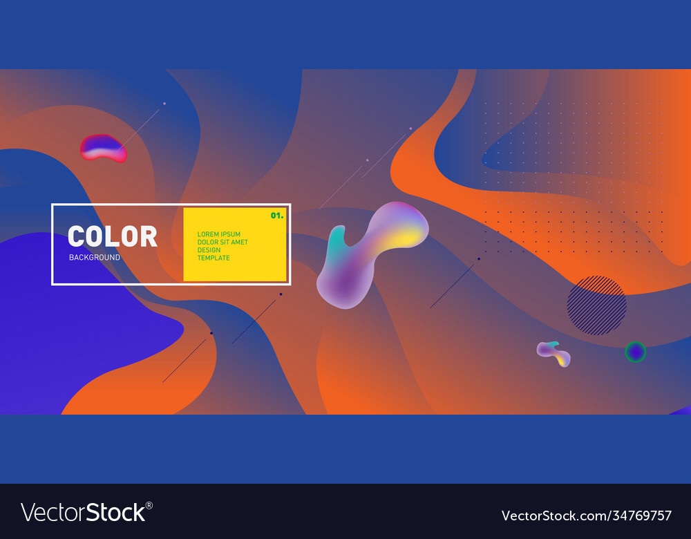 Liquid color background design fluid gradient