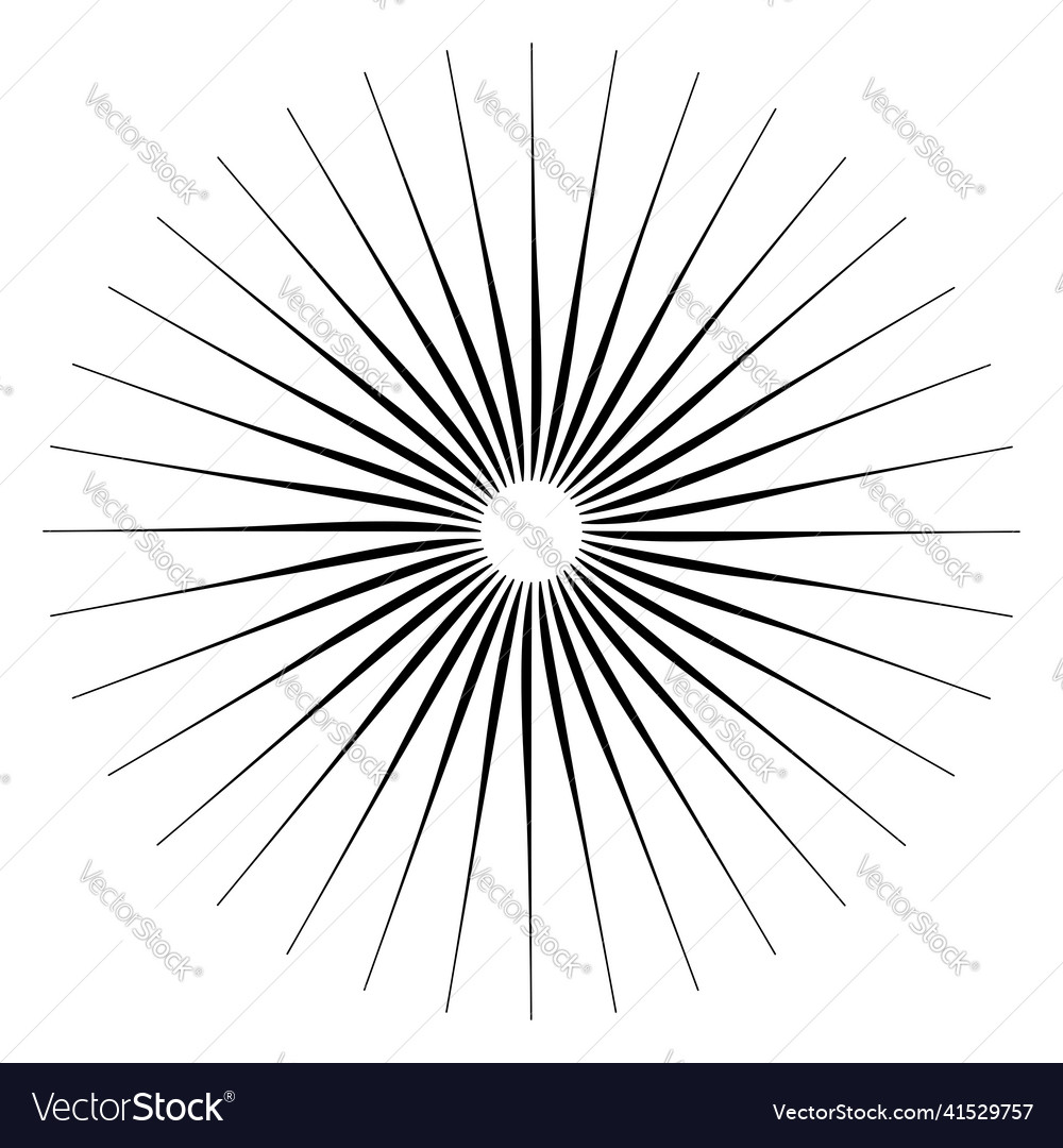 Radial converging radaiating lines abstract Vector Image Radial converging radaiating lines abstract