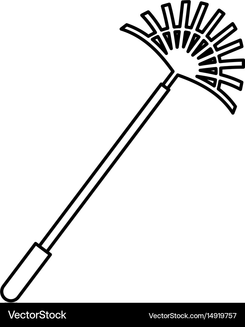 Rake garden tool Royalty Free Vector Image - VectorStock
