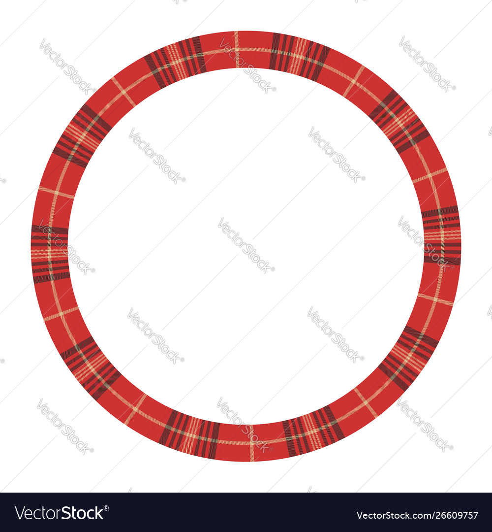 Round frame vintage pattern design template