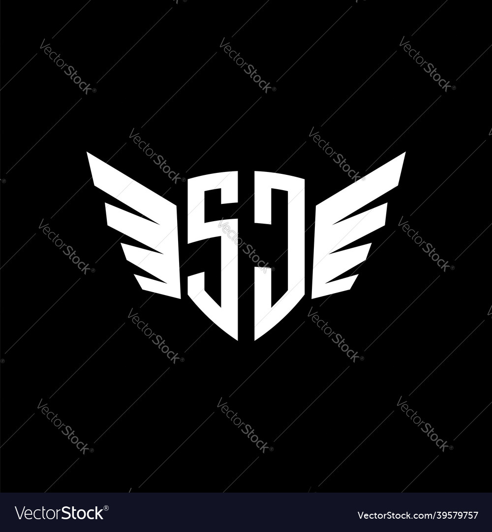 Sc monogram wing shape style