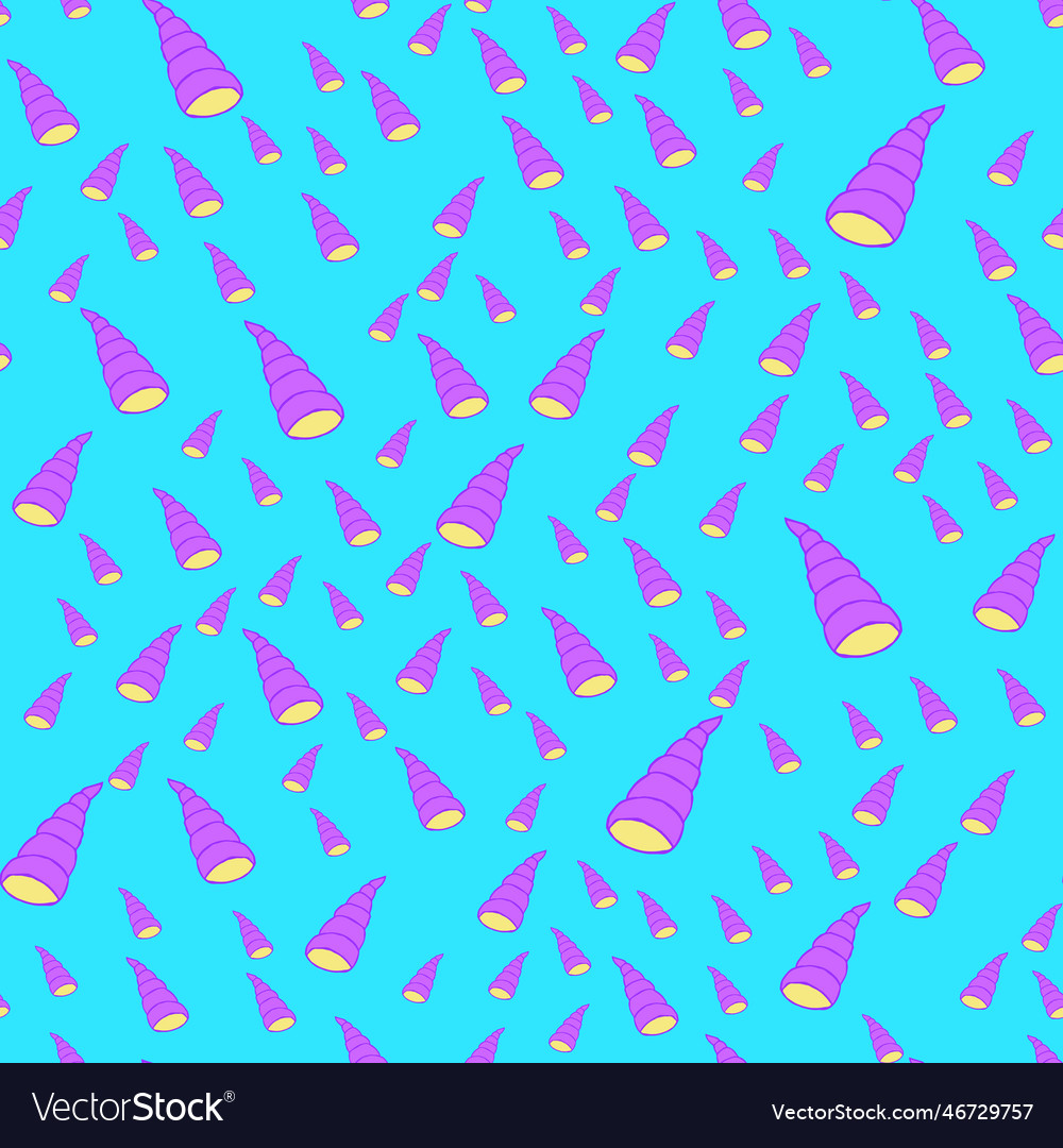Seamless seashell pattern