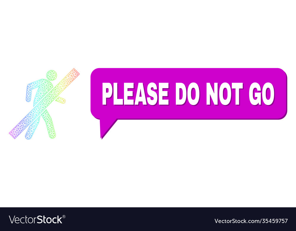 Spectrum network gradient stop walking man icon vector image Spectrum network gradient stop walking man icon