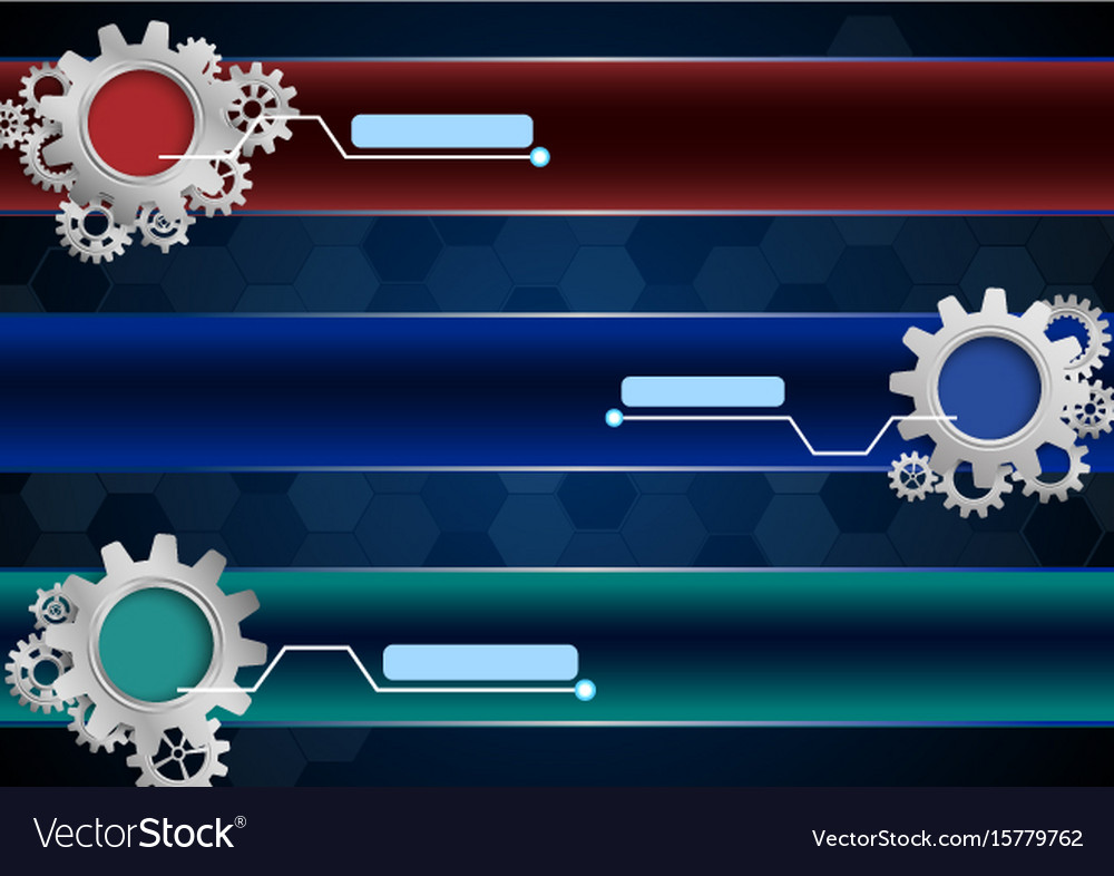 Abstract background with gears