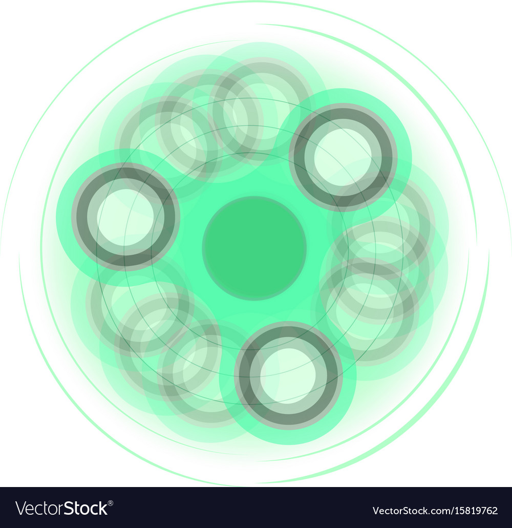 green fidget spinner