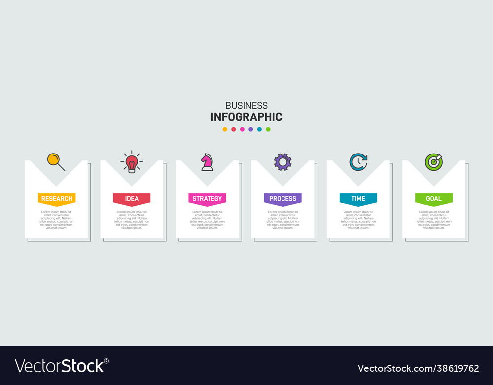 Infographic design with icons and 5 options vector image Infographic design with icons and 5 options