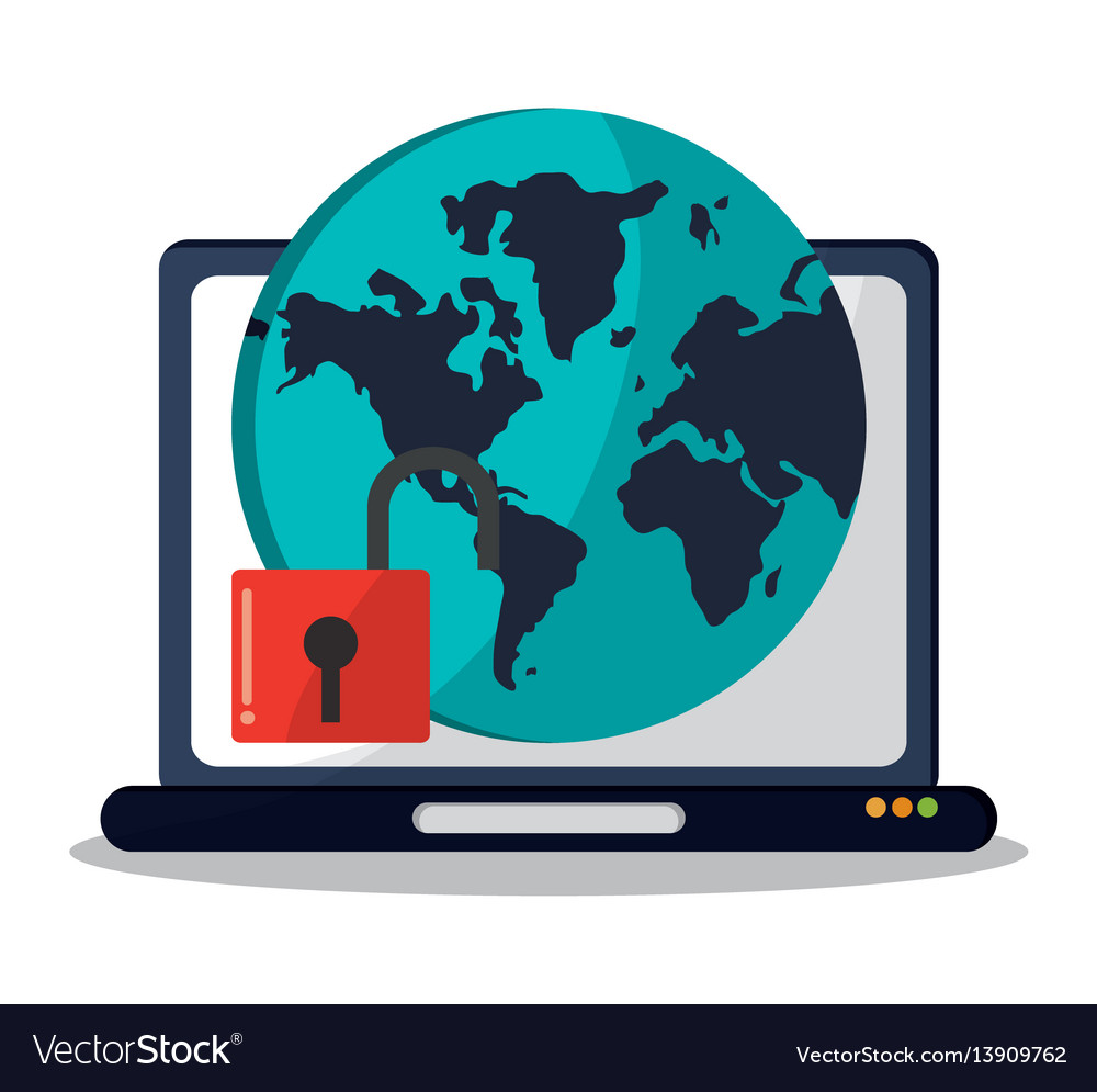 Internet security related icons image