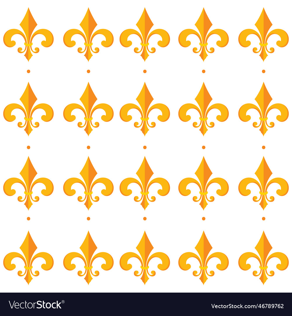Seamless pattern background with lys flower