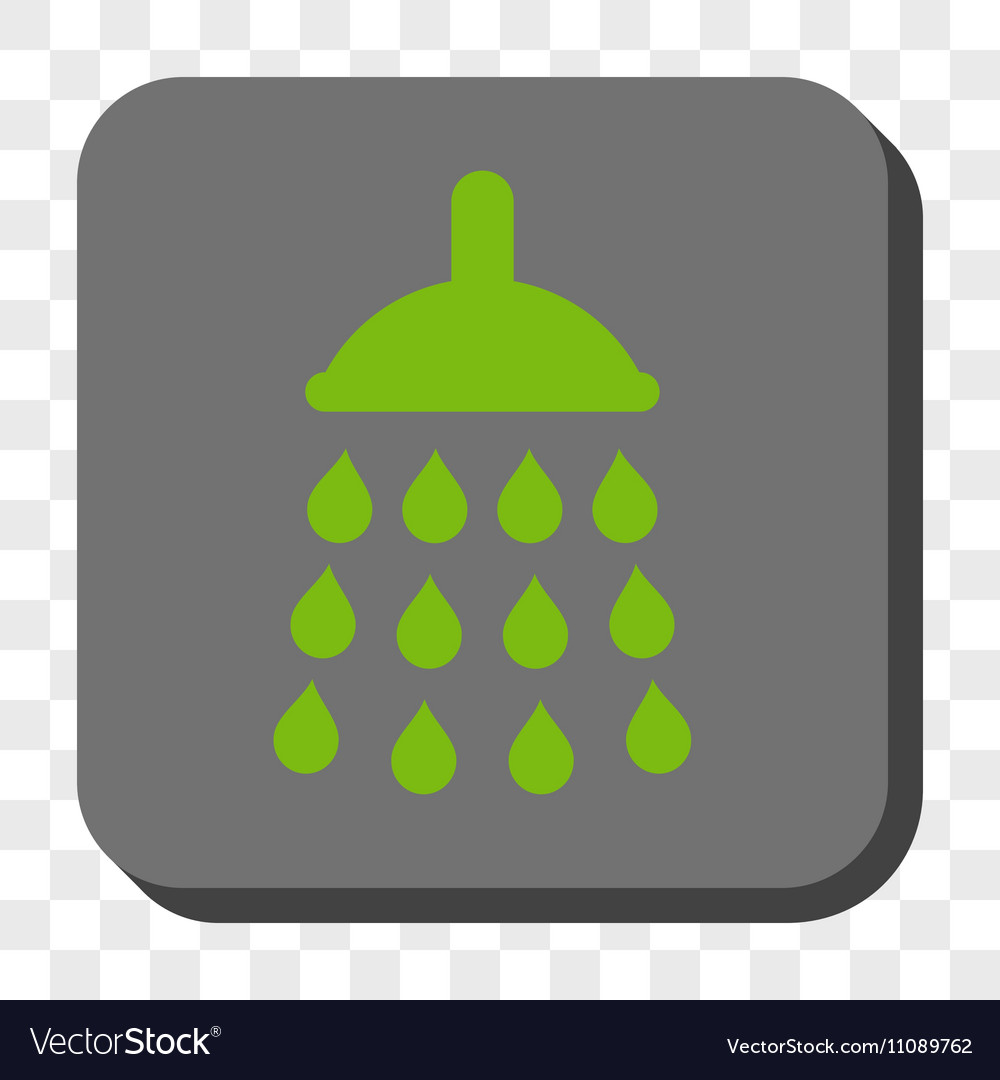 Shower rounded square button