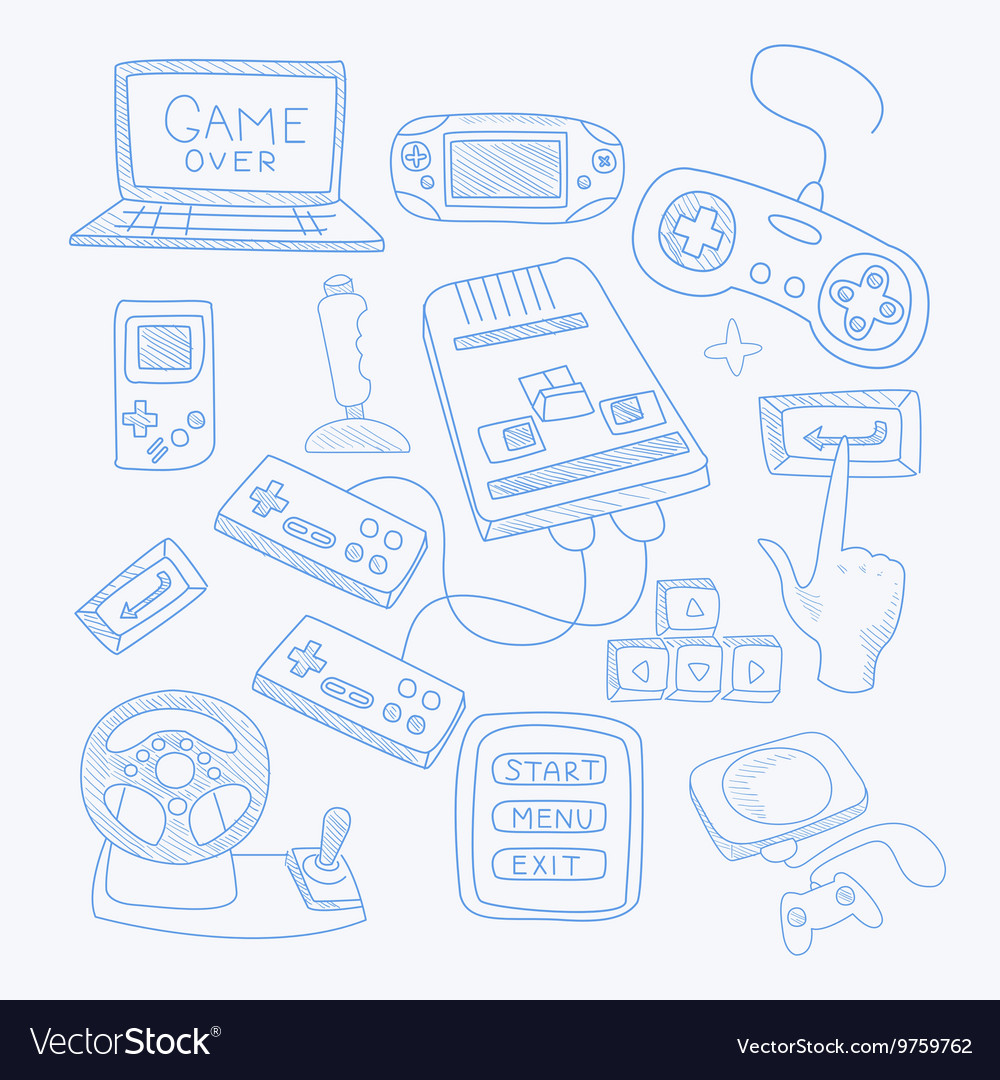 Vidoe game related object set