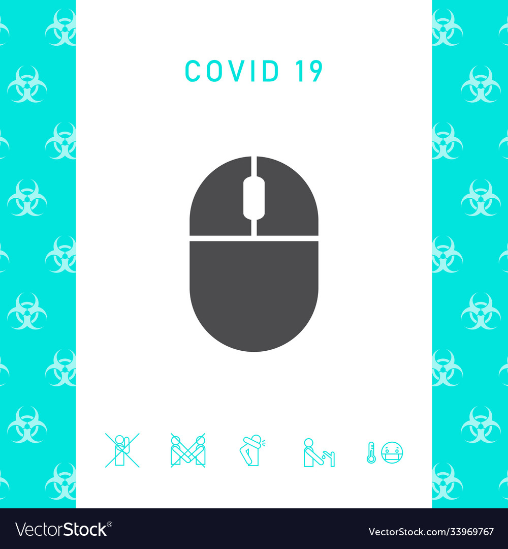 Computer mouse icon graphic elements