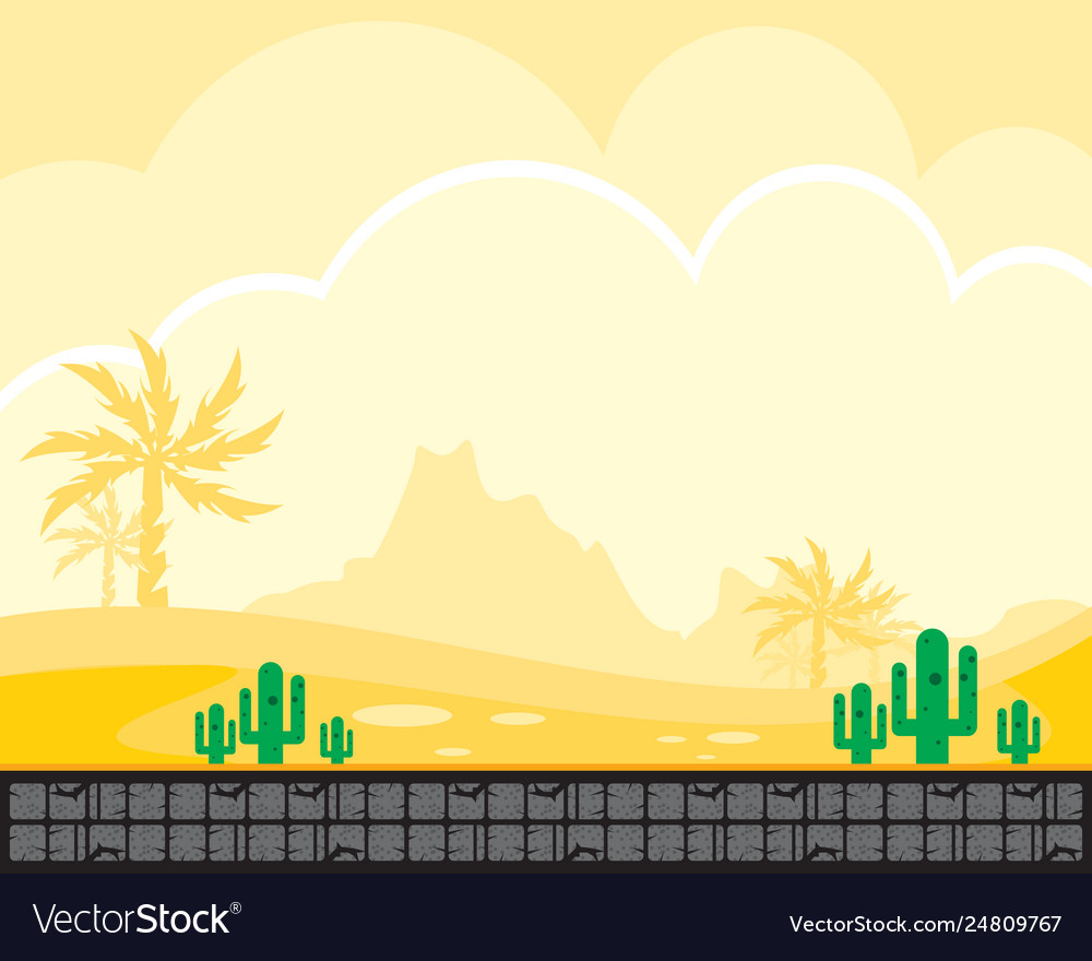 Desert landscape background