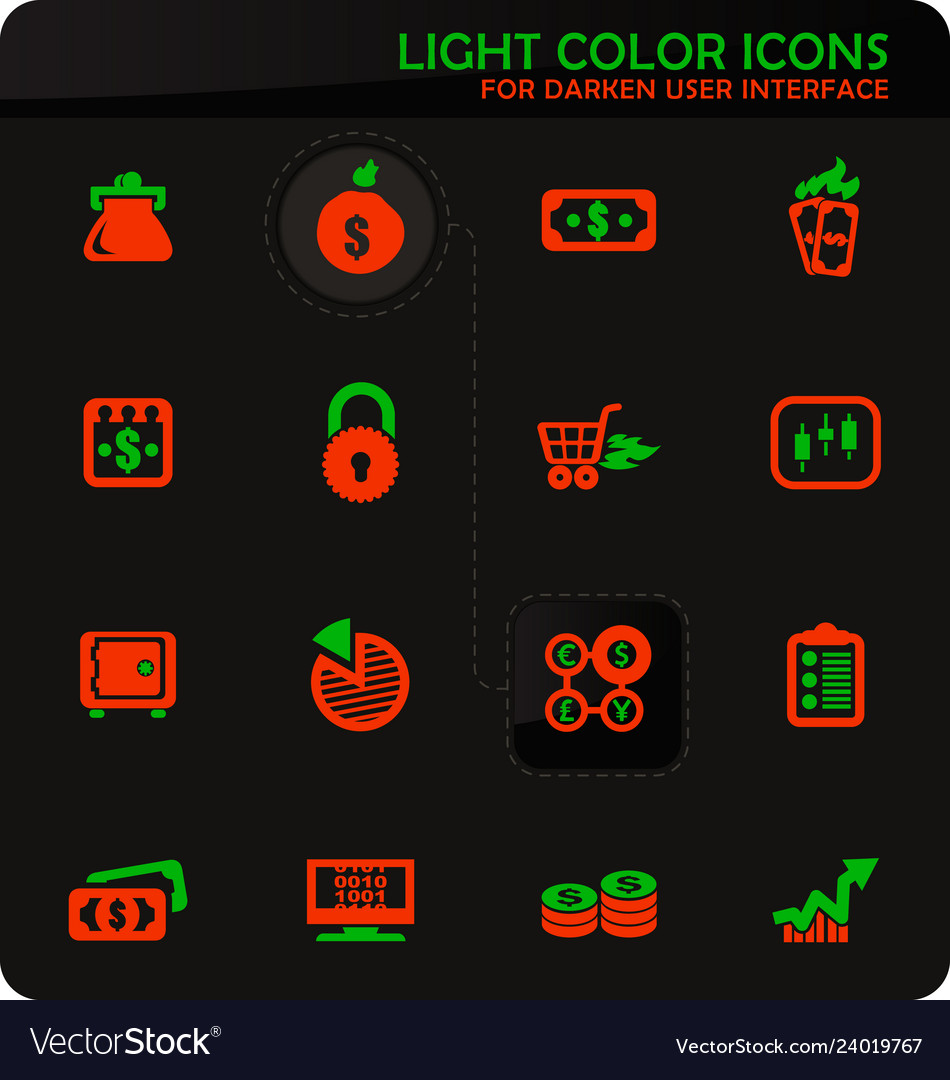 E-commers icons set