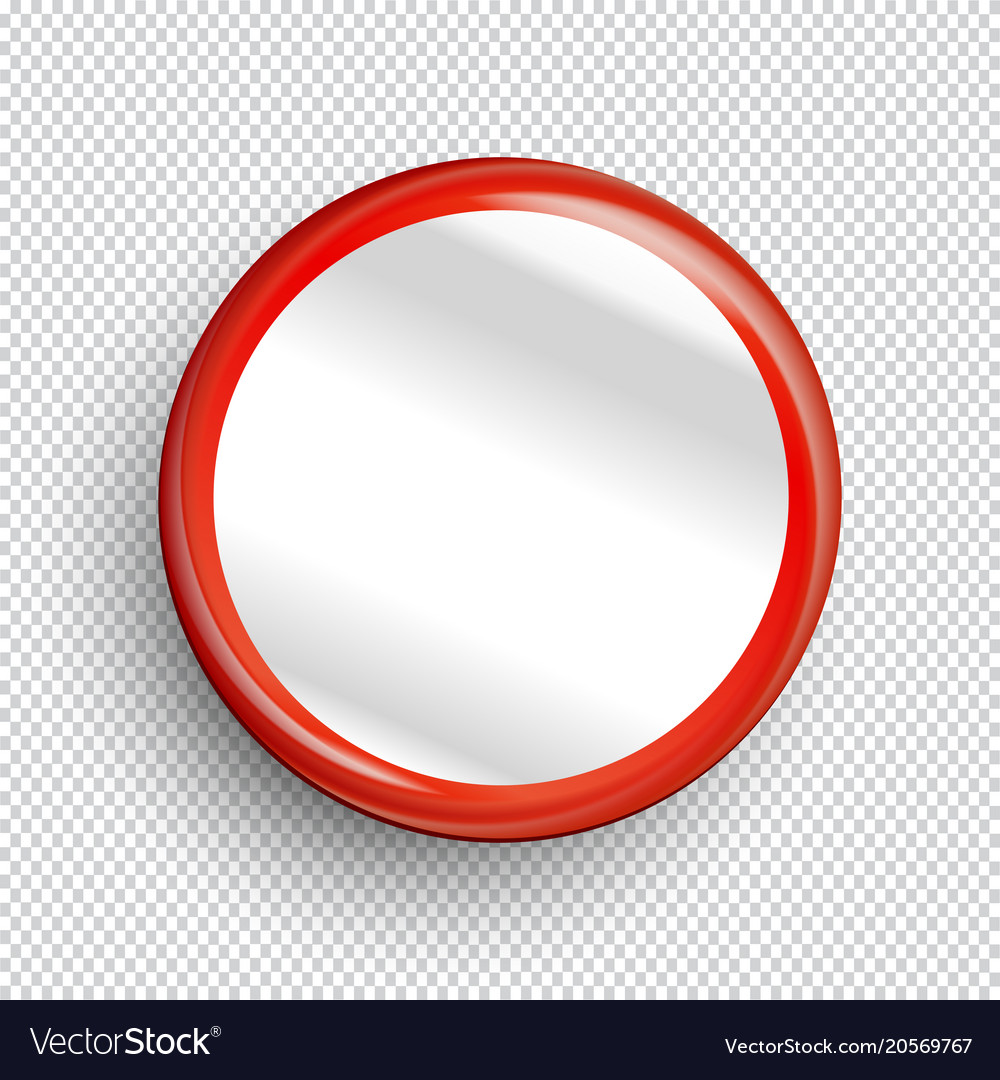 Empty circle banner or button