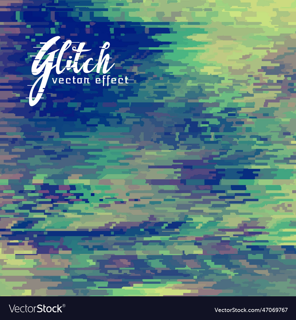 Glitch effect background for corrupt file