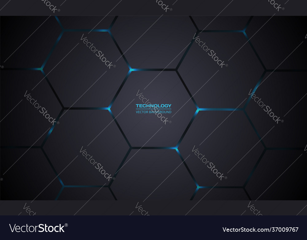Hexagonal Tech Background