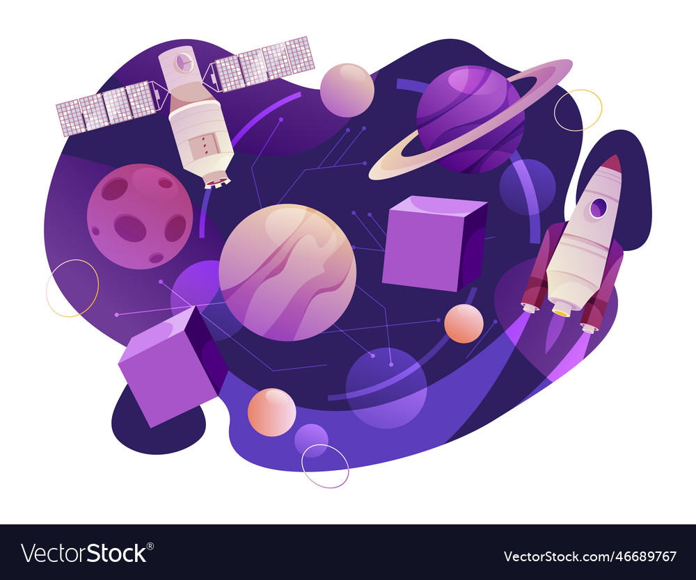 Metaverse universe virtual reality Royalty Free Vector Image