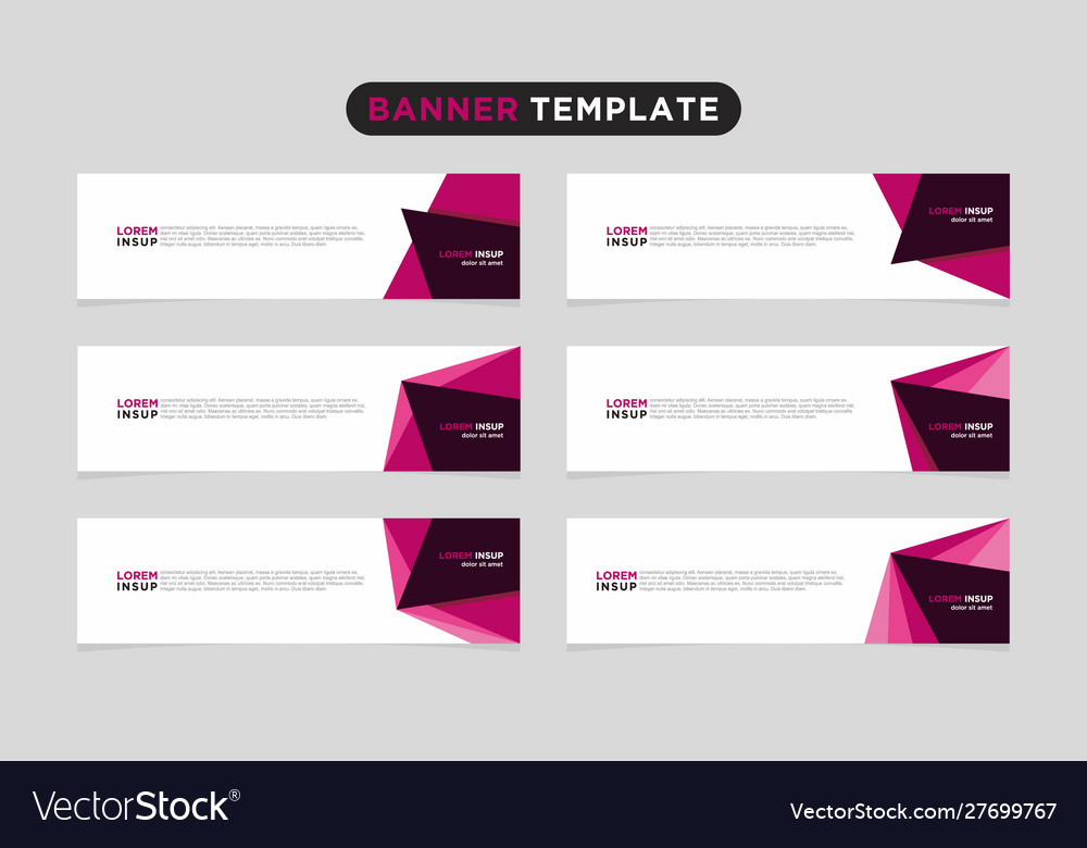 Modern banner web background abstract design
