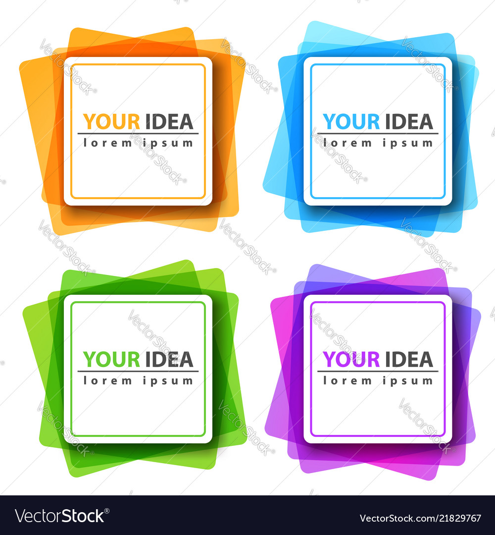 Paper Banner Business Infographic Royalty Free Vector
