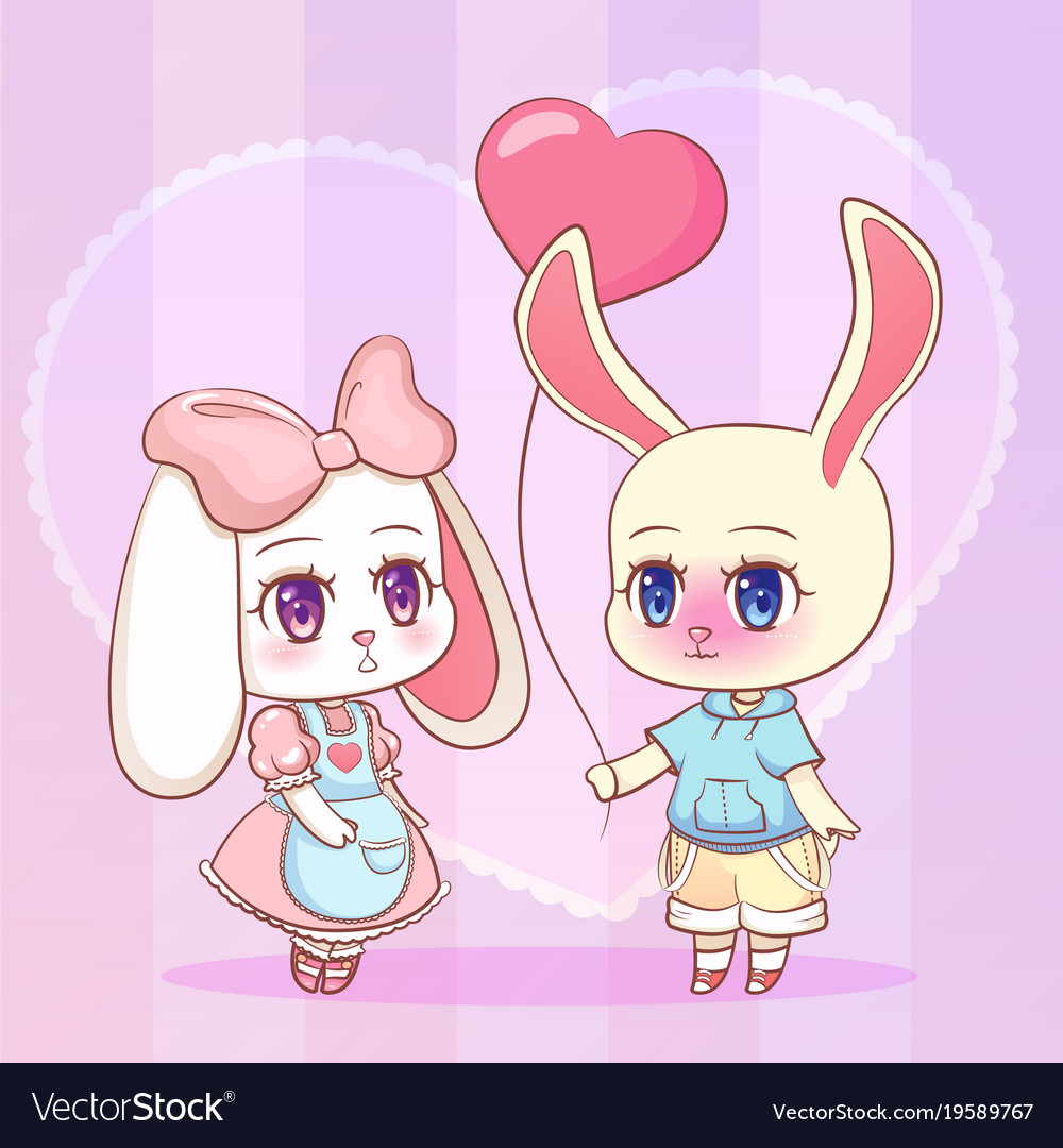 cute puppy and bunny