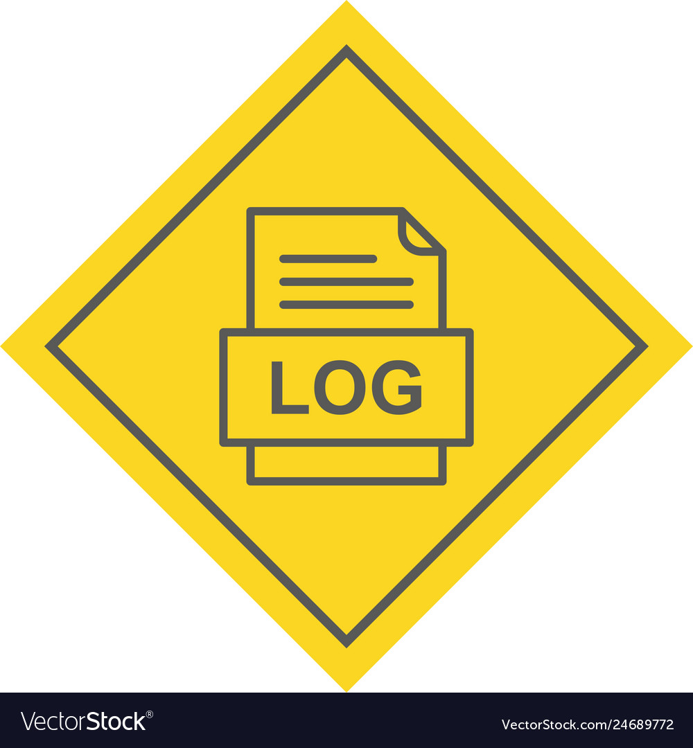 Log file document icon
