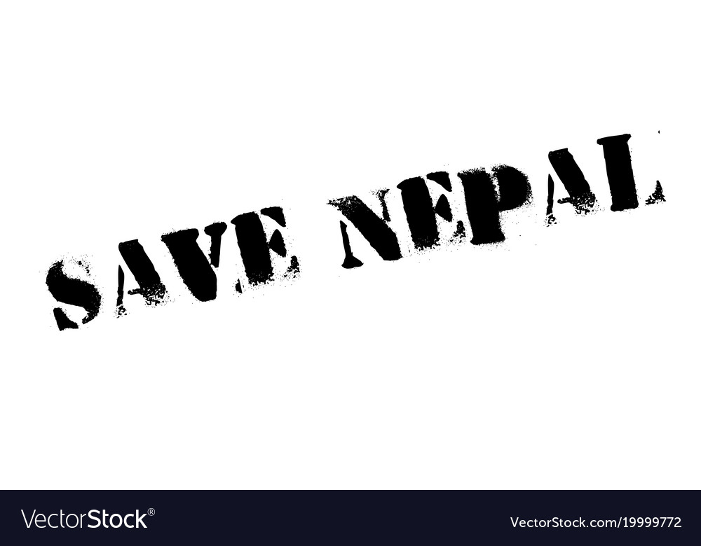 Save nepal rubber stamp