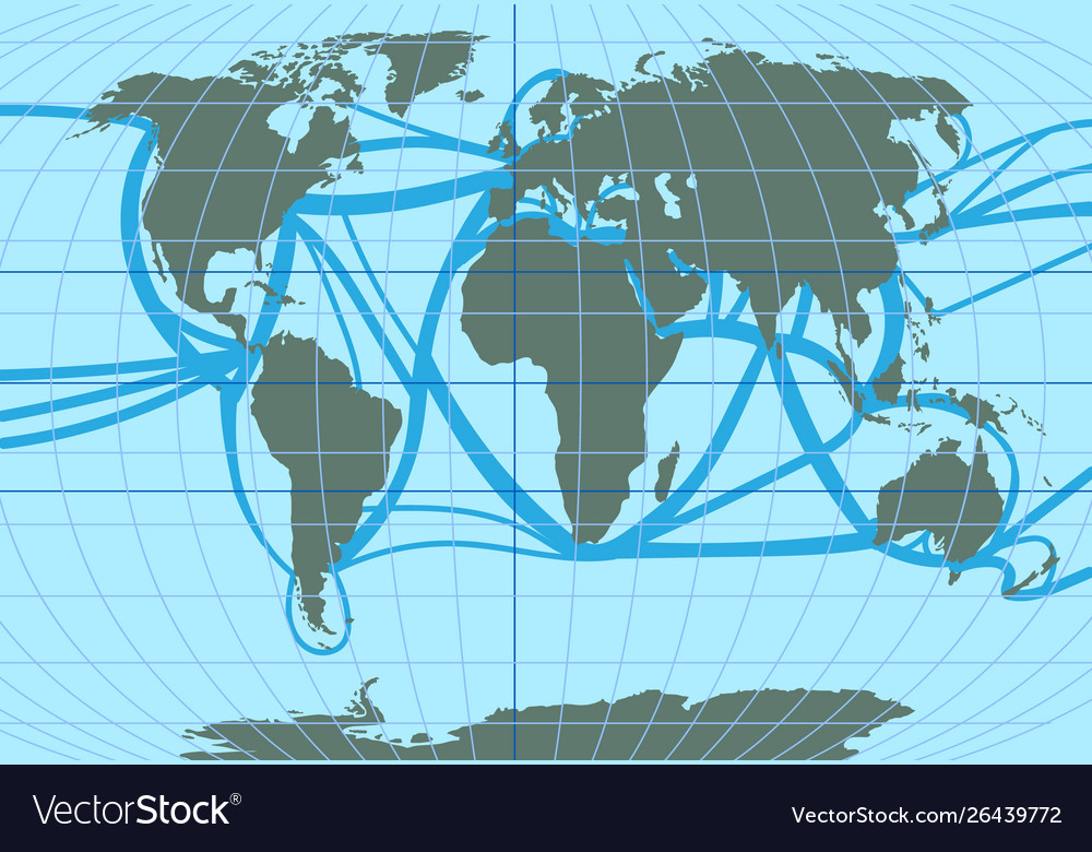 Sea trade routes