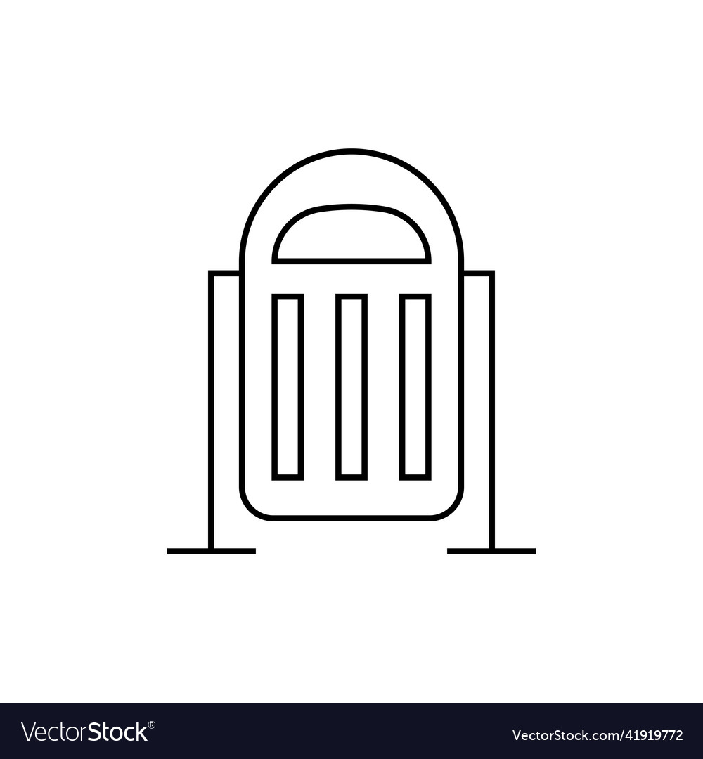 Trash basket icon Royalty Free Vector Image VectorStock